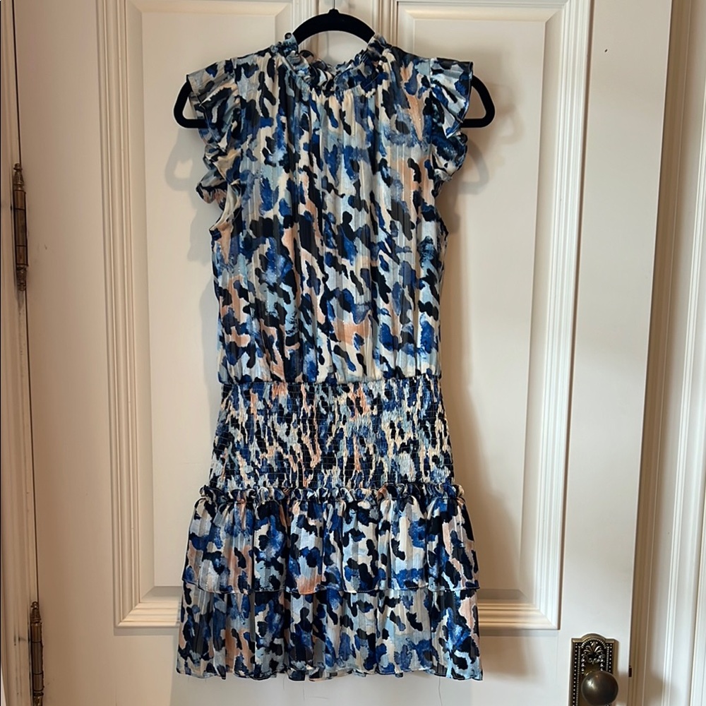 TCEC navy patterned dress